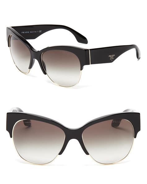 buy prada cat eye glasses|59mm cat eye sunglasses prada.